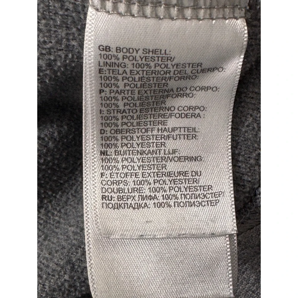 The North Face Hoddie Mens Small Gray Full Zip Fine Alpine Equipment Logo
